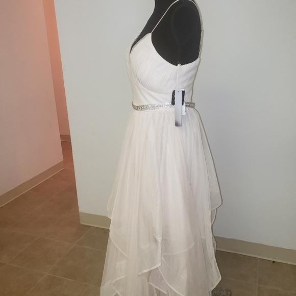 New Light Champagne Layered Dress size 9 - Picture 6 of 8